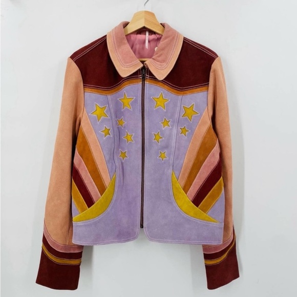 Tan real Leather suede jacket - Picture 5 of 6